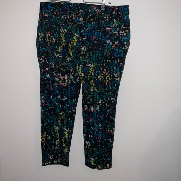 Derek Lam Nightshade Rio De Janeiro Capri Pants size 12 mid-rise trouser pant - Picture 4 of 7